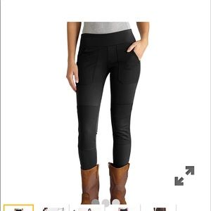 Carhartt black fitted pants size small (4-6) regular.